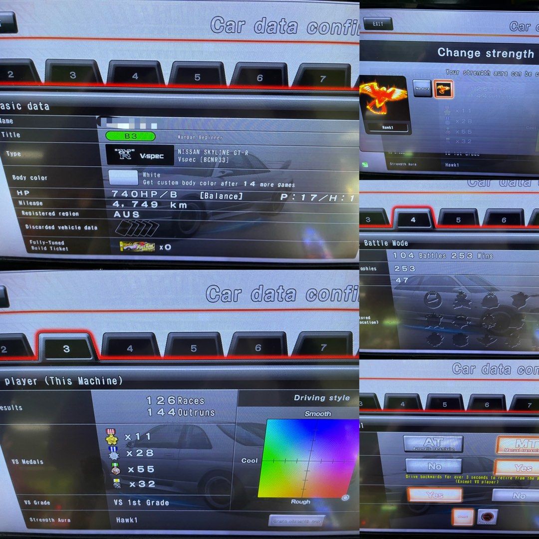 (High Dress Up Data)R32,Rx7,R33,911,Evo9,wangan midnight ,wmmt6rr