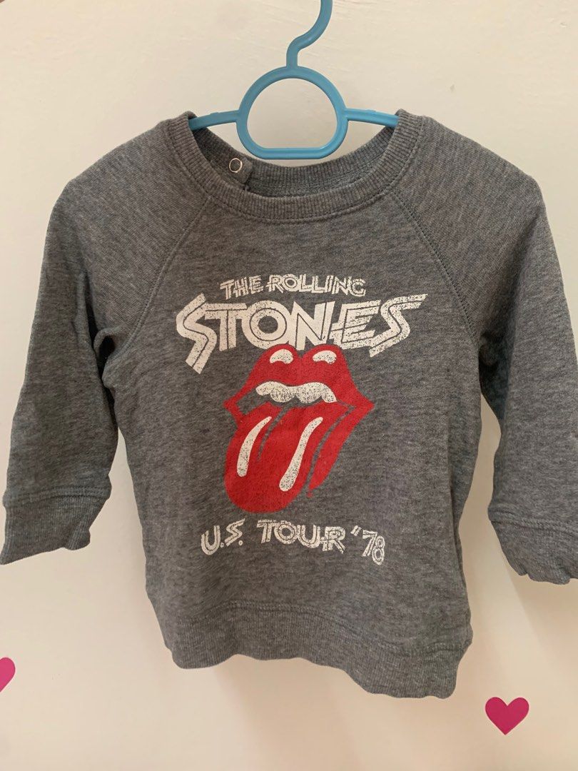 H M The Rolling Stones Baby Sweatshirt Preloved Babies Kids