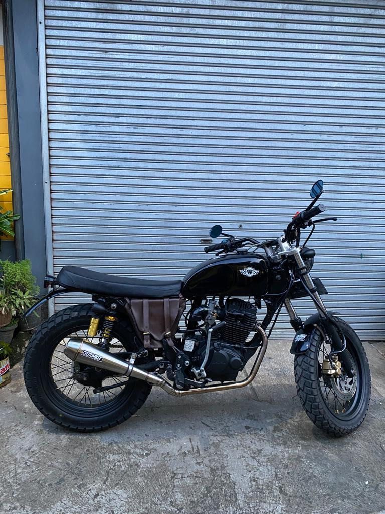 Honda tiger custom scrambler clearance