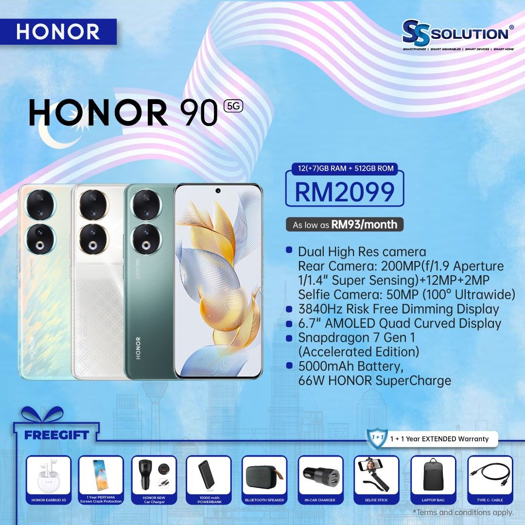 Honor 90 Lite 5G - 256GB, Mobile Phones & Gadgets, Mobile Phones, Android  Phones, Android Others on Carousell