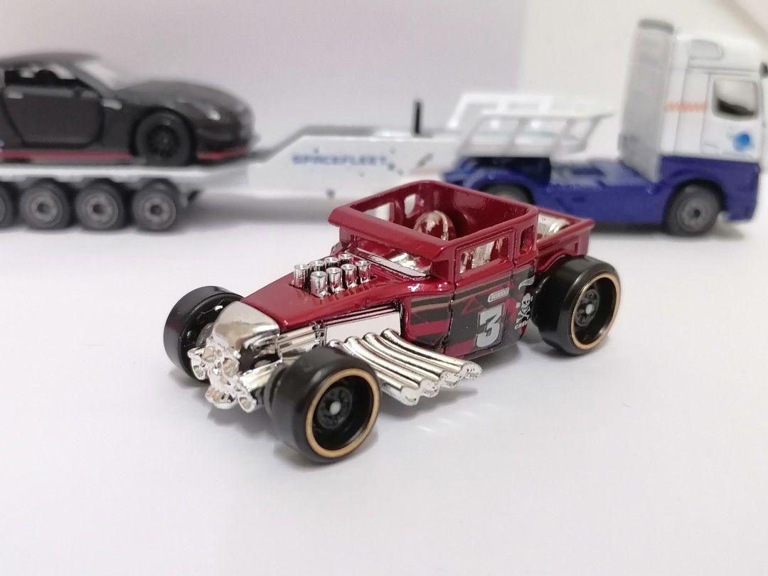 Hot Wheels 2019 HW Game Over Bone Shaker Red Loose Hobbies