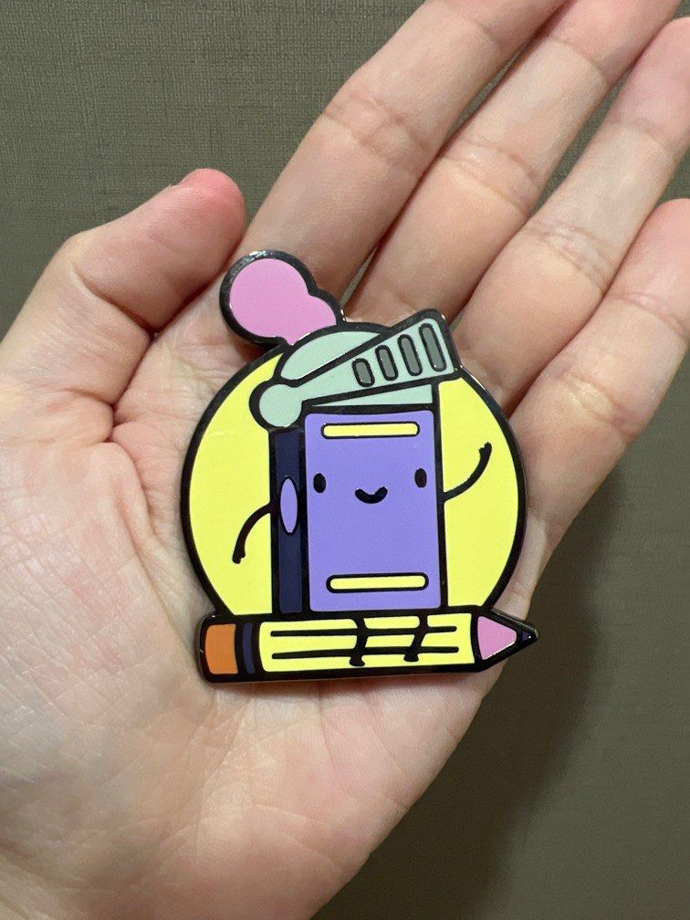 Hubman Chubgirl Journal Joust Enamel Pin Hobbies Toys Toys Games