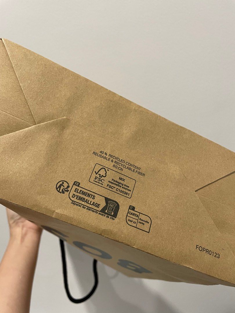 HUGO BOSS Paperbag Original on Carousell