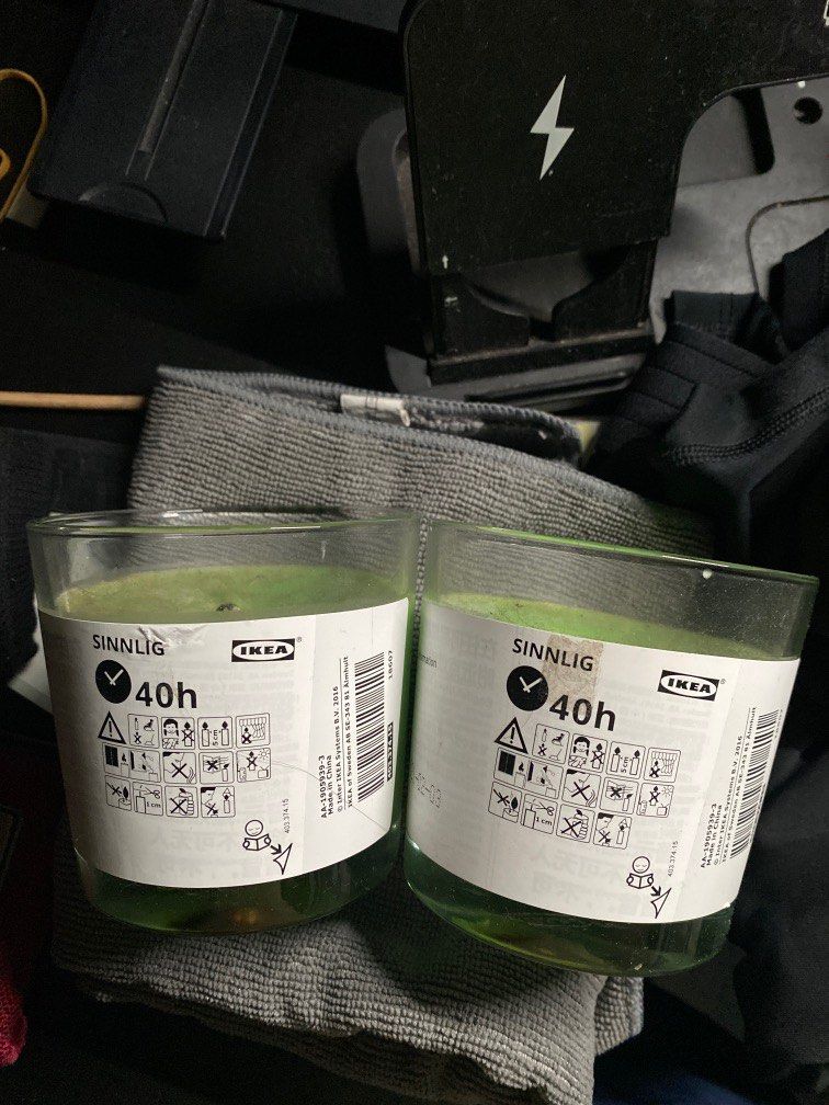 IKEA Apple Candle x 2, Furniture & Home Living, Home Decor, Other Home