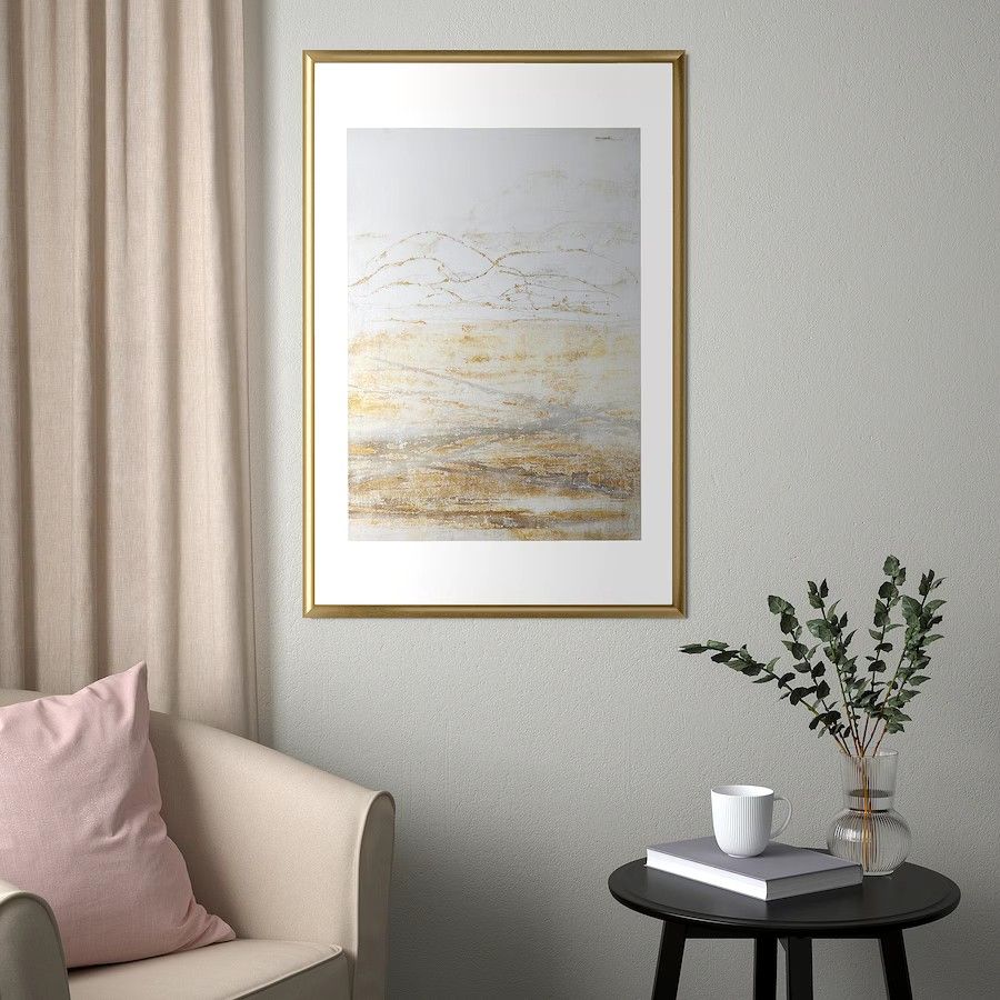 Ikea gold wall frame on Carousell