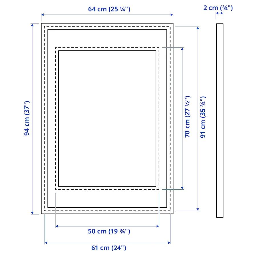 Ikea gold wall frame on Carousell