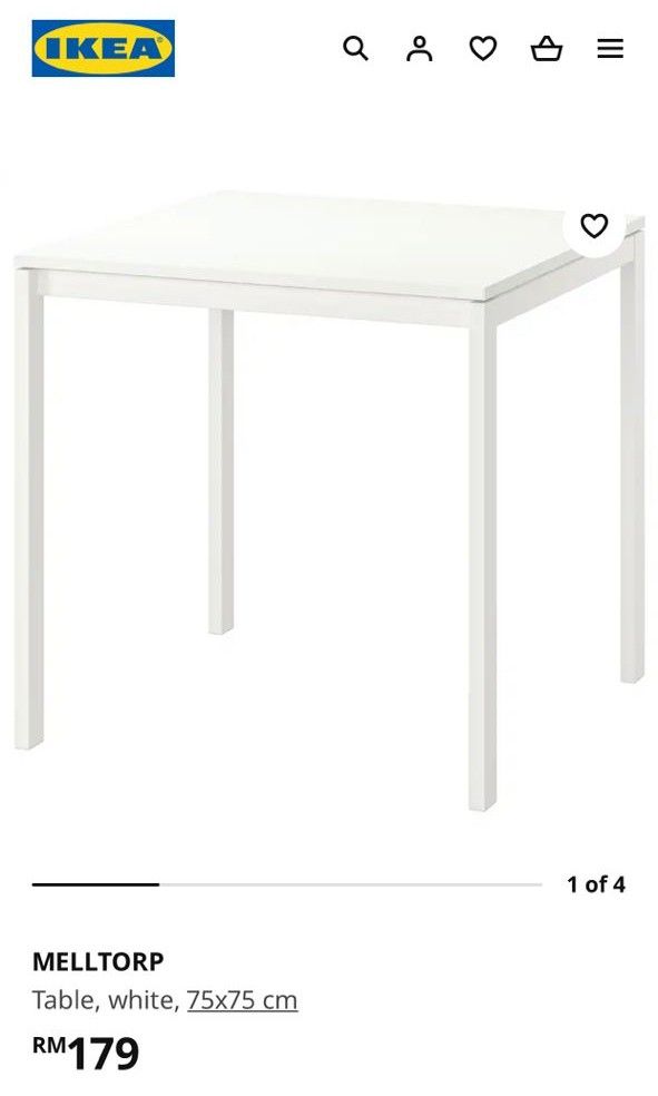 Ikea Table, Furniture & Home Living, Furniture, Tables & Sets on Carousell