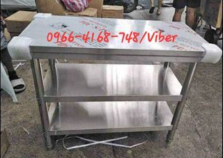 ♦️INDUSTRIAL STAINLESS TABLE/2&3 LAYER AVAILABLE/MANY DIFFERENT SIZES/BRAND NEW/HEAVY DUTY/MANY AVAILABLE STOCKS/CASH ON DELIVERY