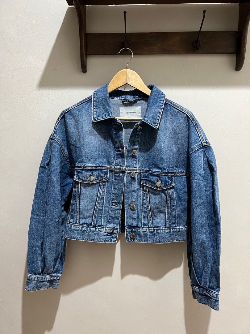 Jaket jeans stradivarius discount