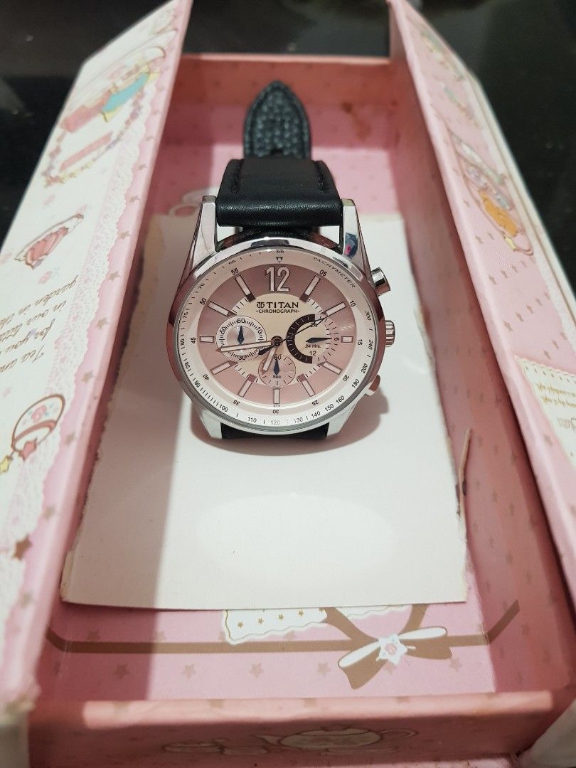 Jam Tangan Pria Titan 9322SAB Barang Mewah Jam Tangan di Carousell