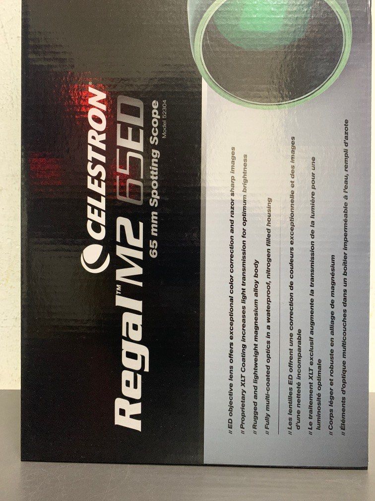 JE Celestron Regal M2 65ED 65mm spotting Scope Photography Lens