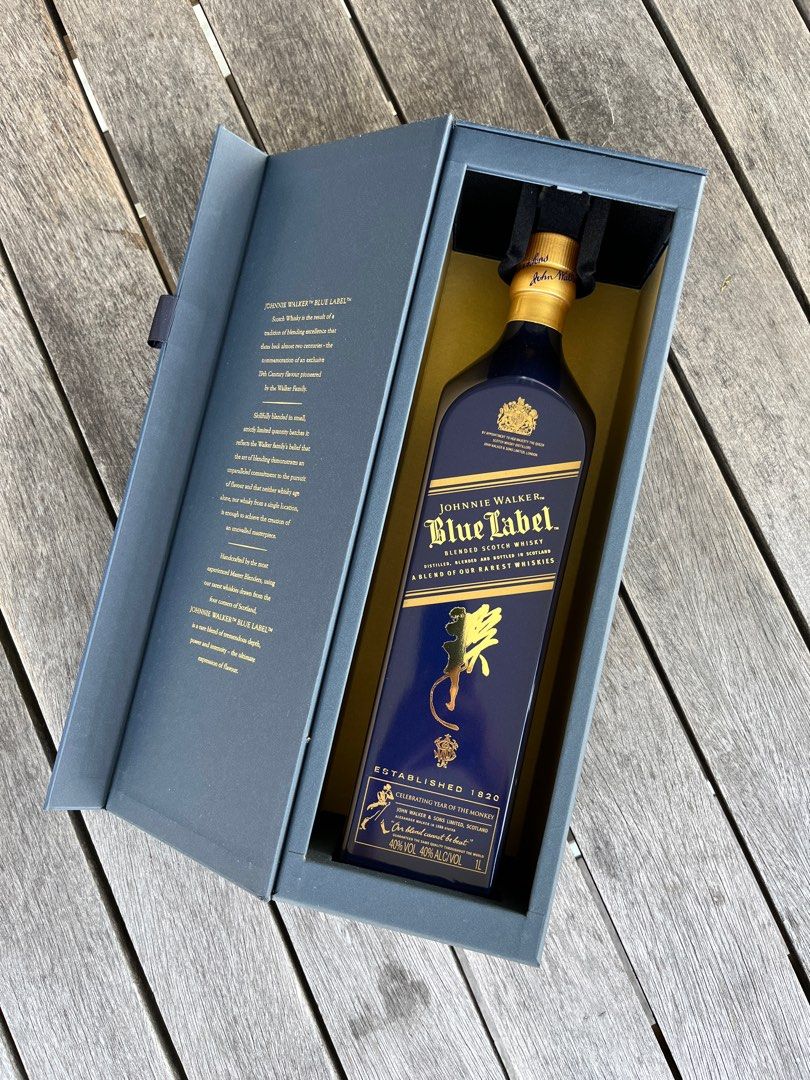 Johnnie Walker Blue (1L) Year of the Monkey, Food & Drinks, Alcoholic