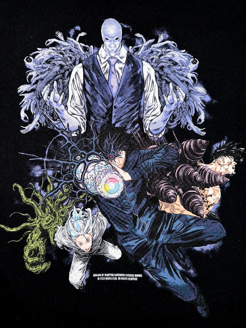 Kaos Anime Jagaaaaaan Modern Bootleg By Nigataclub, Fesyen Pria, Pakaian ,  Atasan di Carousell