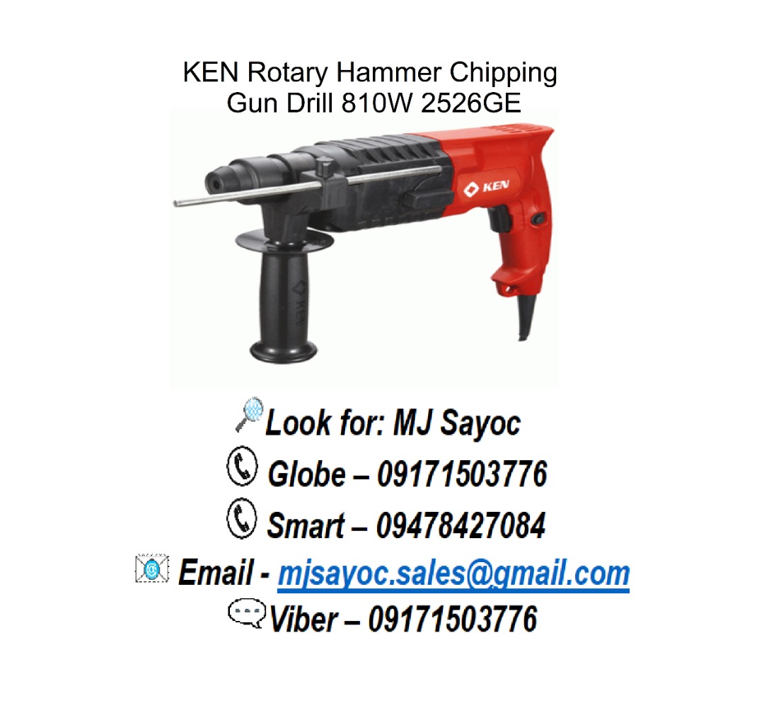 KEN Rotary Hammer Chipping Gun Drill 810W 2526GE on Carousell