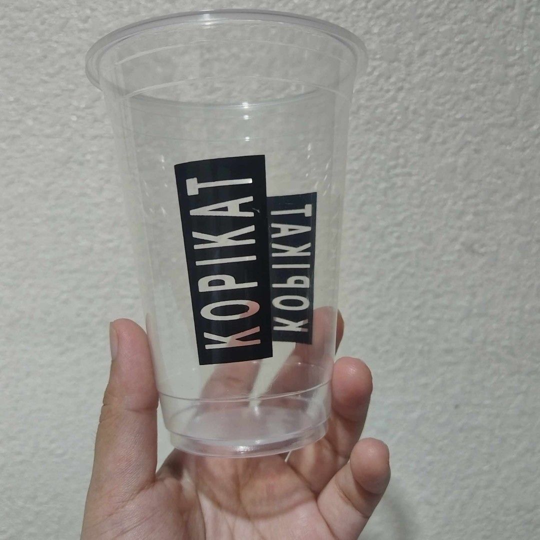 Disposable PRINTED CUPS, Food & Drinks, Other Food & Drinks on Carousell