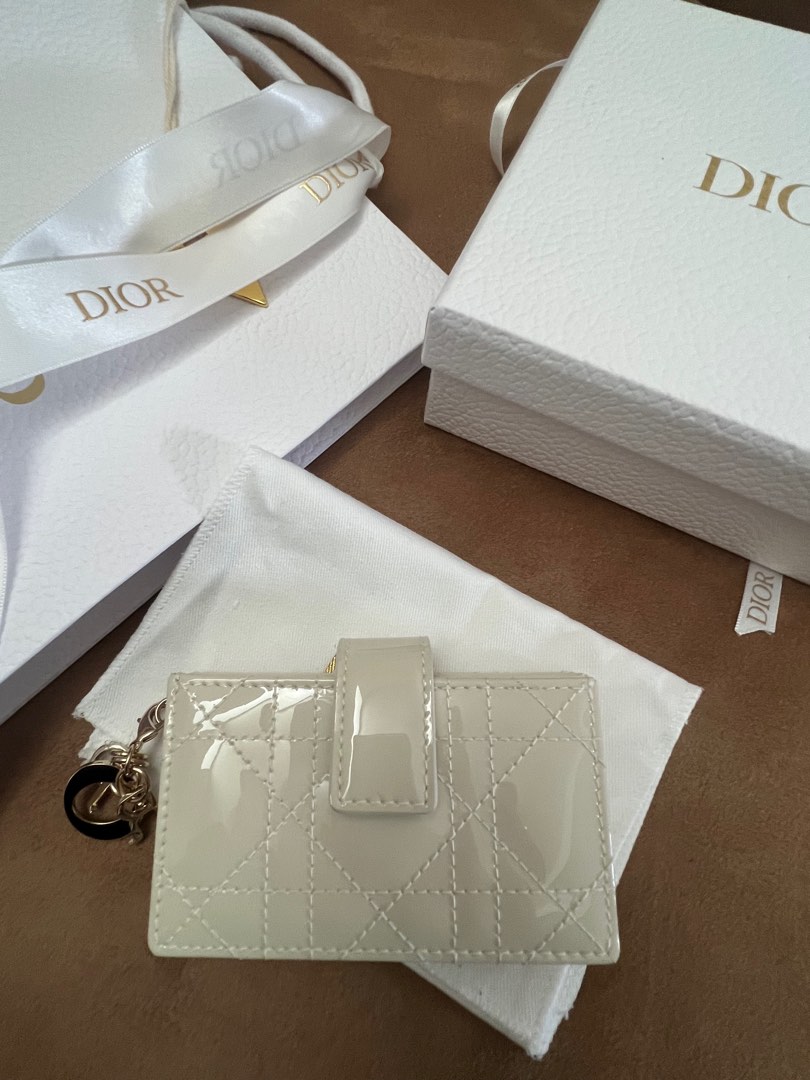 dior x stussy card holder