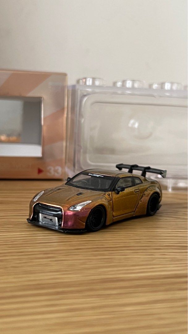 Mini GT - LB Works Nissan GT-R R35 Type I - Magic Bronze, Hong