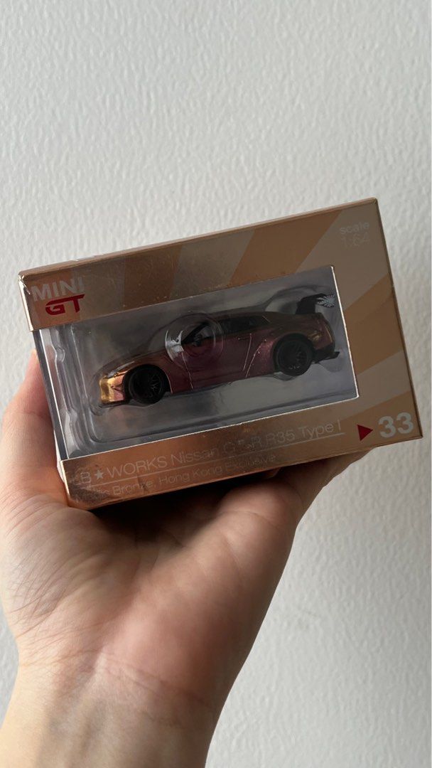 Mini GT - LB Works Nissan GT-R R35 Type I - Magic Bronze, Hong