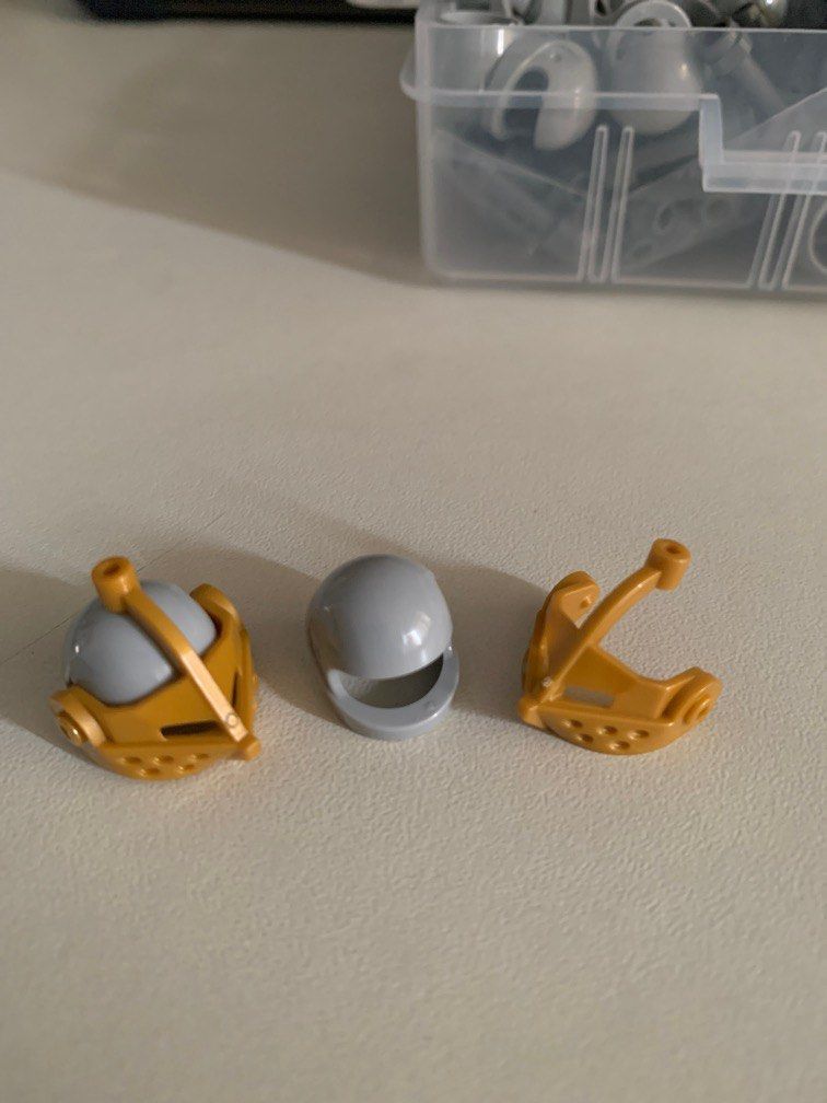 Lego knight helmet with visor, Hobbies & Toys, Toys & Games on Carousell