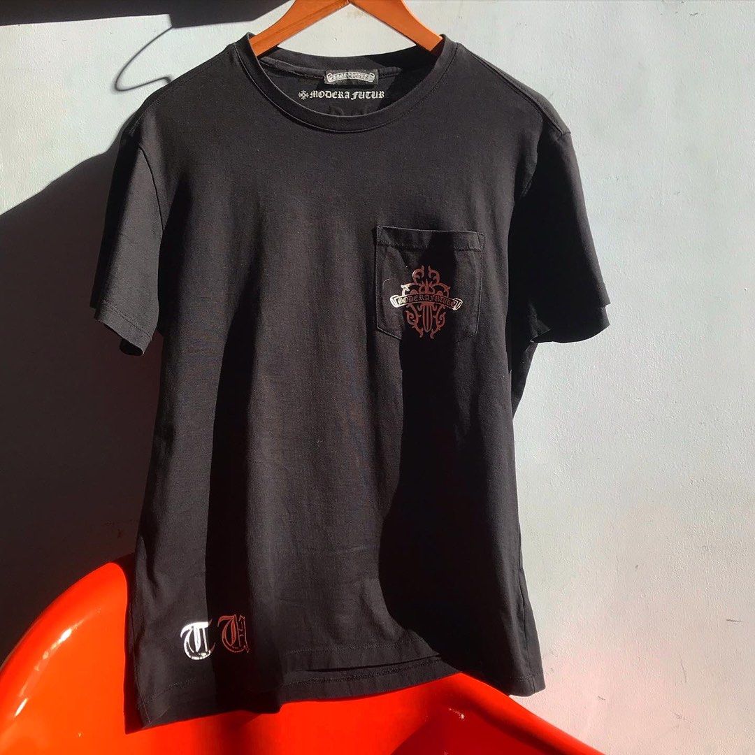 Limited Edition Chrome Hearts X Modera Future Black Pocket T shirt