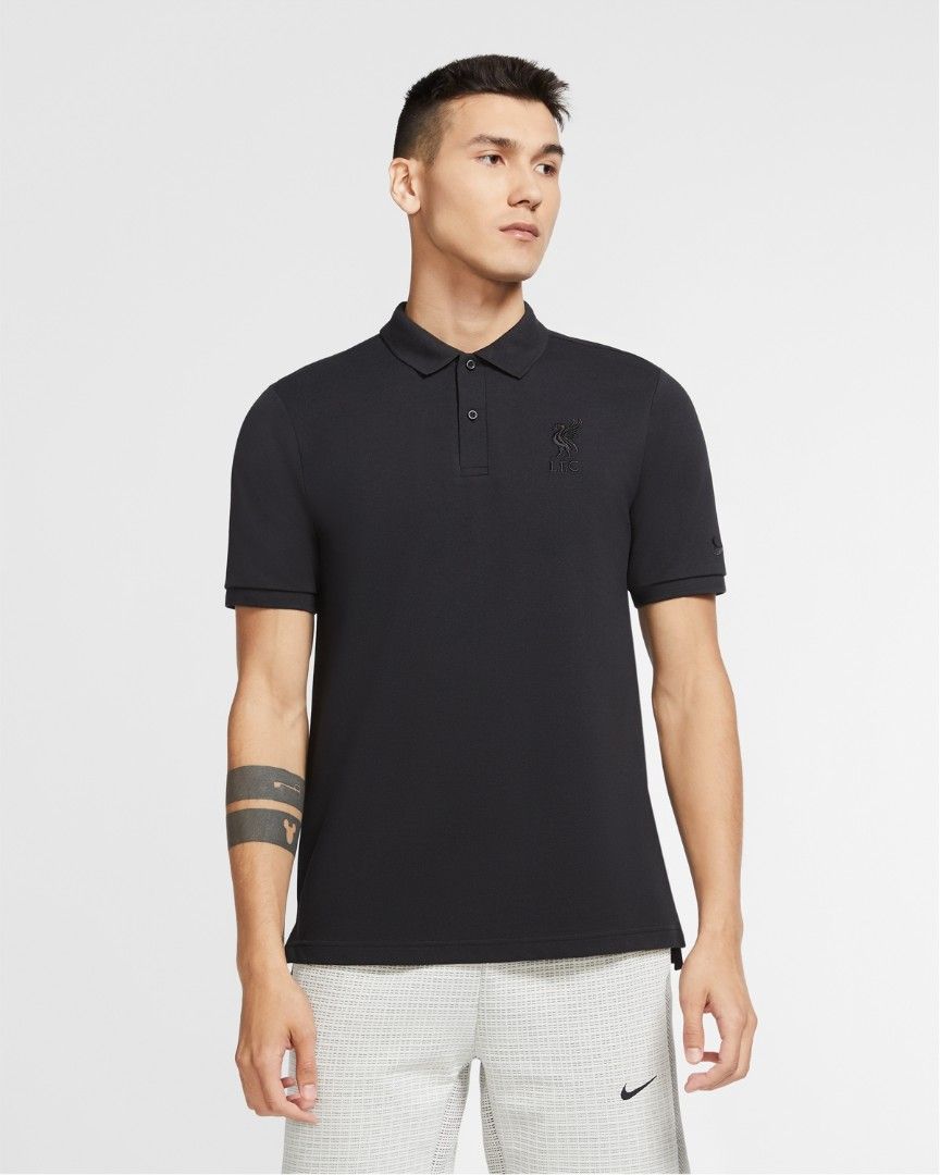 Liverpool black polo shirt cheap