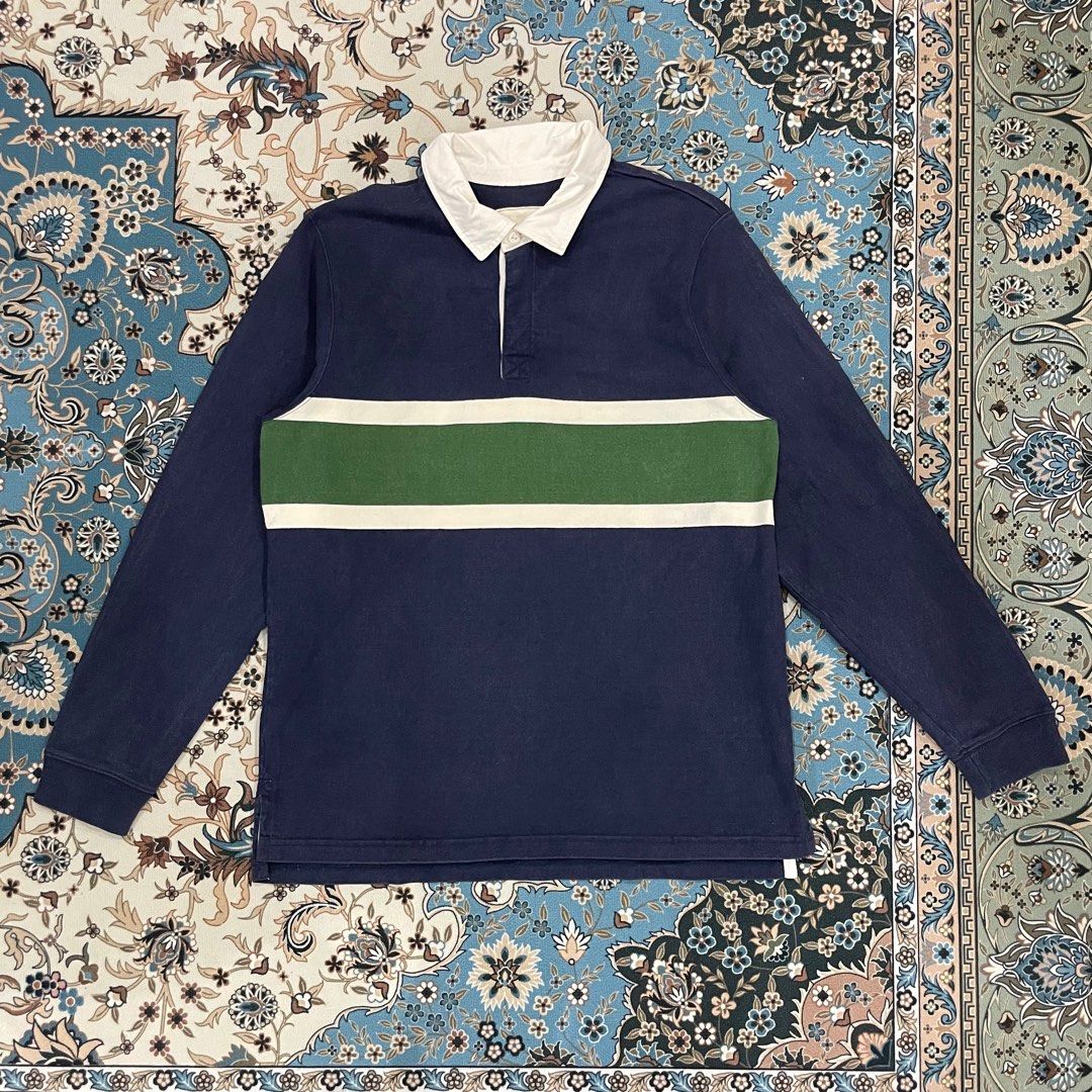 LL Bean Rugby Shirt, Men's Fashion, Tops & Sets, Tshirts & Polo Shirts