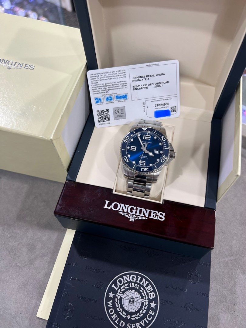 LONGINES HYDRO CONQUEST SWISS MADE AUTOMATIC 43MM DIVERS 300M L3.782.4