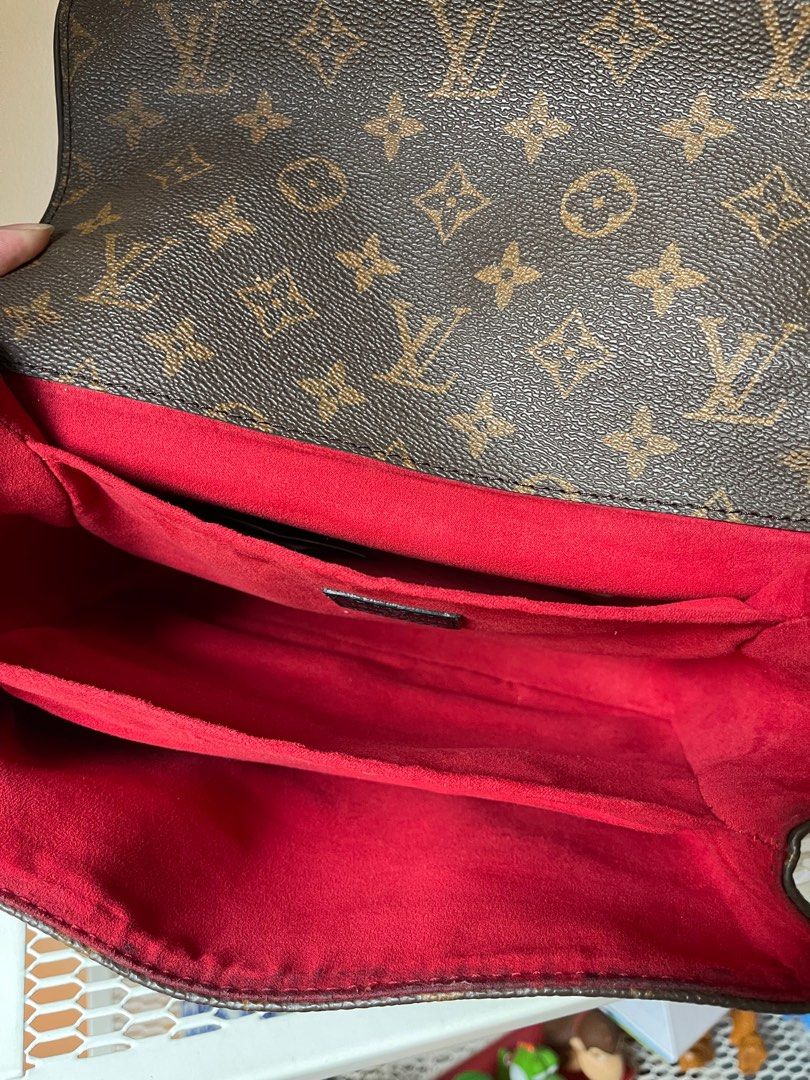 Louis Vuitton Pochette Metis Monogram Braided Coquelicot Red in