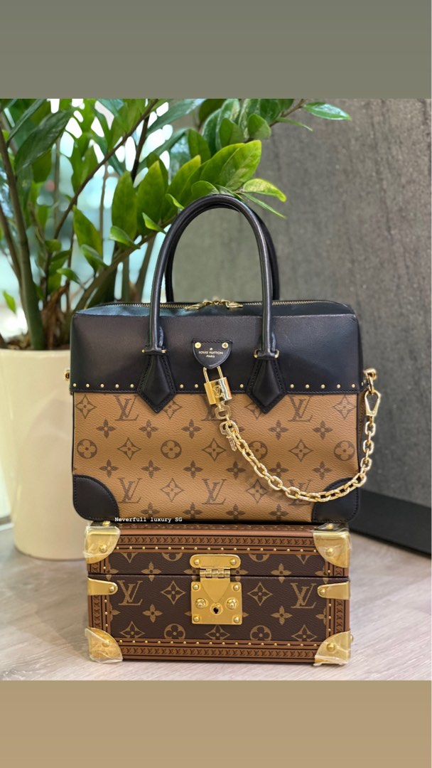 Louis Vuitton City Malle MM Monogram Reverse Bag, Luxury, Bags & Wallets on  Carousell