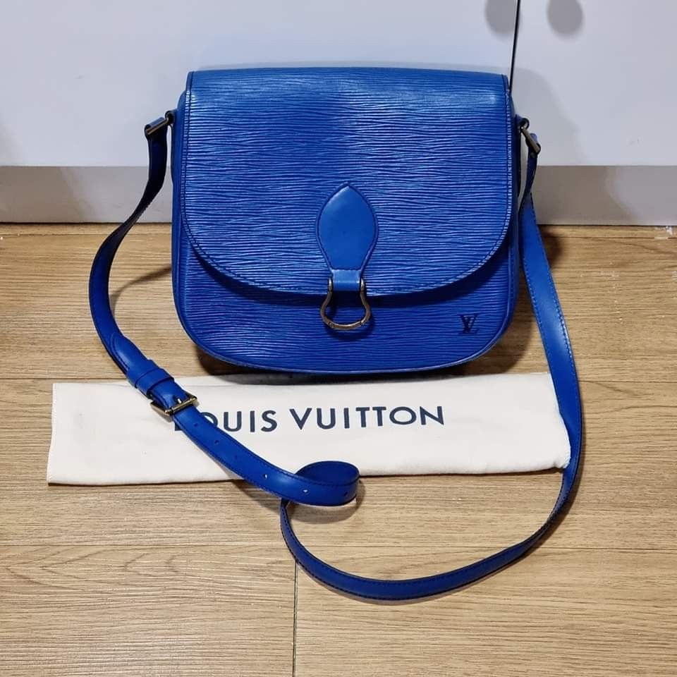 Louis Vuitton St. Cloud GM in Blue Epi Leather Cross Body Sling