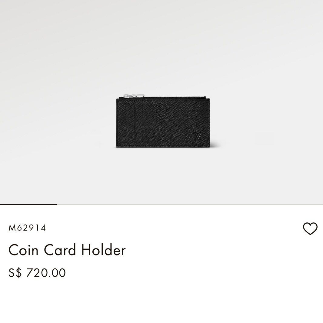 Louis Vuitton TAIGA Coin card holder (M62914) in 2023