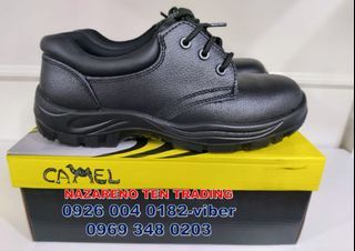 low-cut Camel Safety Shoes