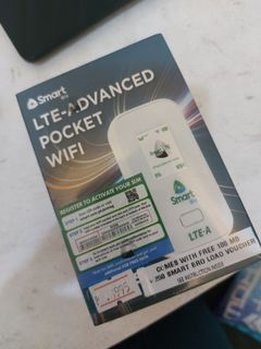 LTE advanced pocket wifi smart bro brand new