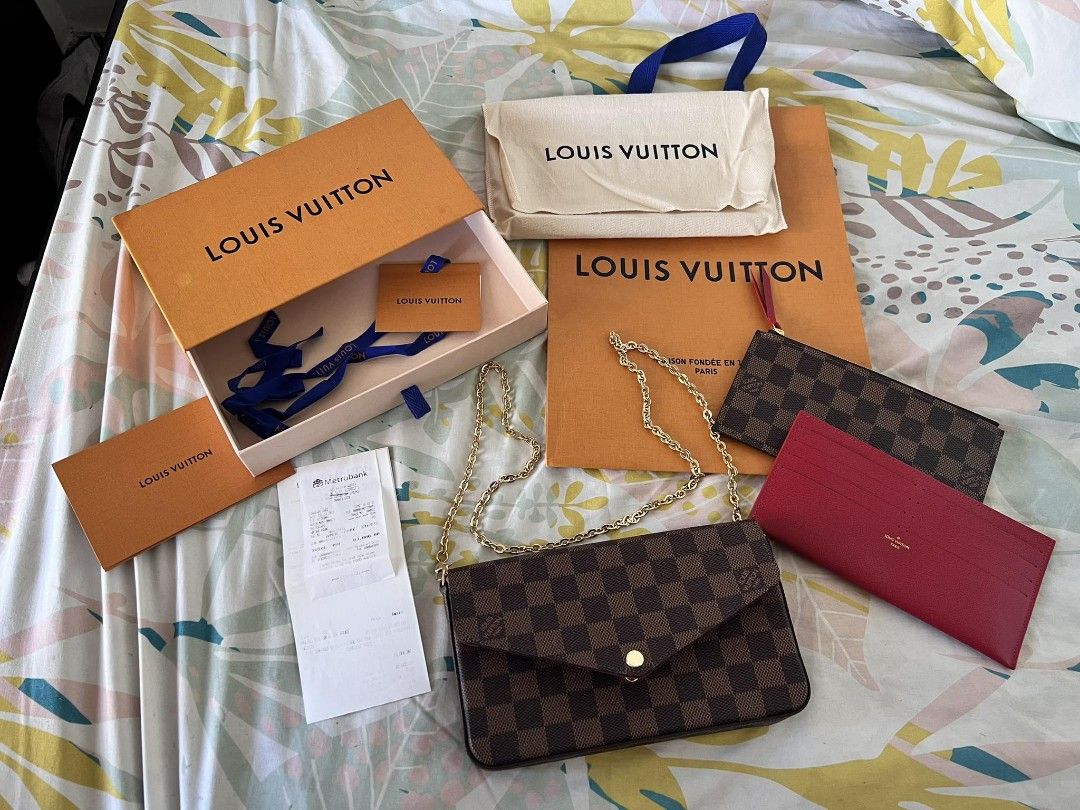 With Receipt) LV Felicie Pochette Rose Poudre, Luxury, Bags & Wallets on  Carousell
