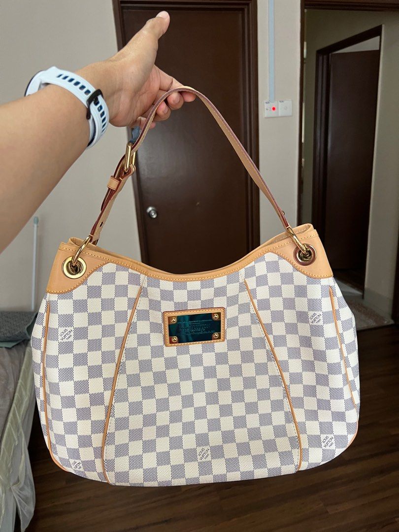 Louis vuitton galliera sales gm damier azur