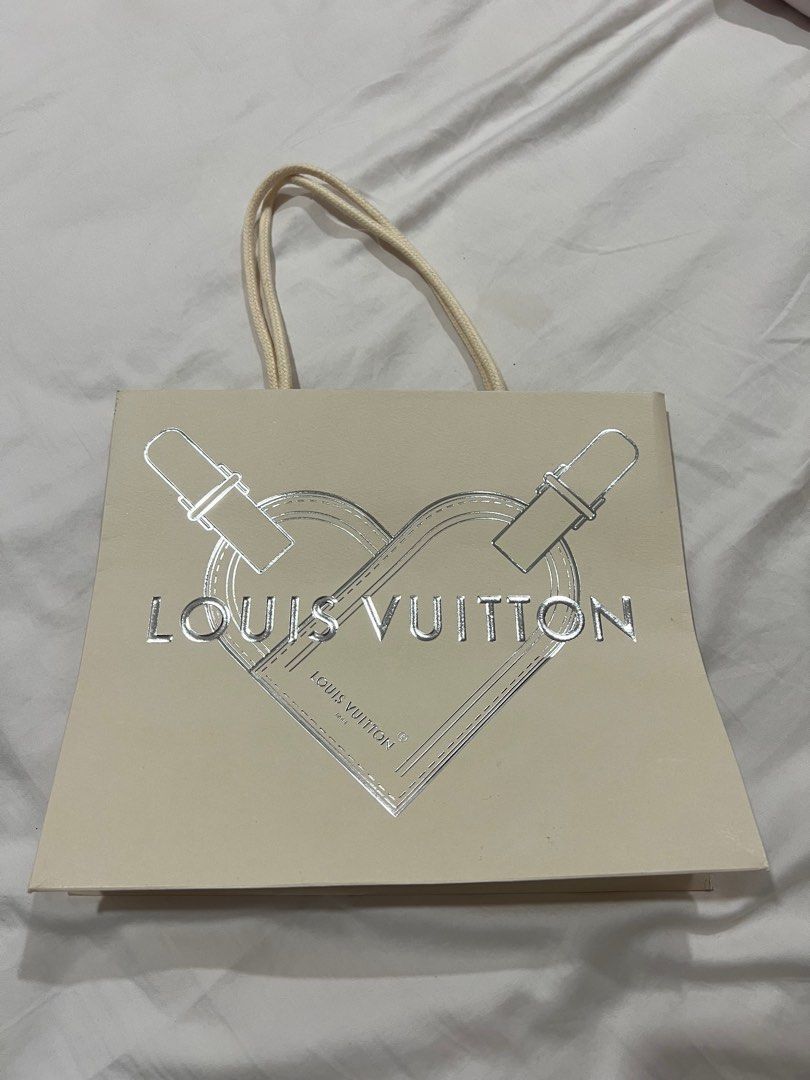 Louis Vuitton, Bags, Louis Vuitton Lv Shopping Paper Bag Orange Blue  Christmas Limited Rare Holiday