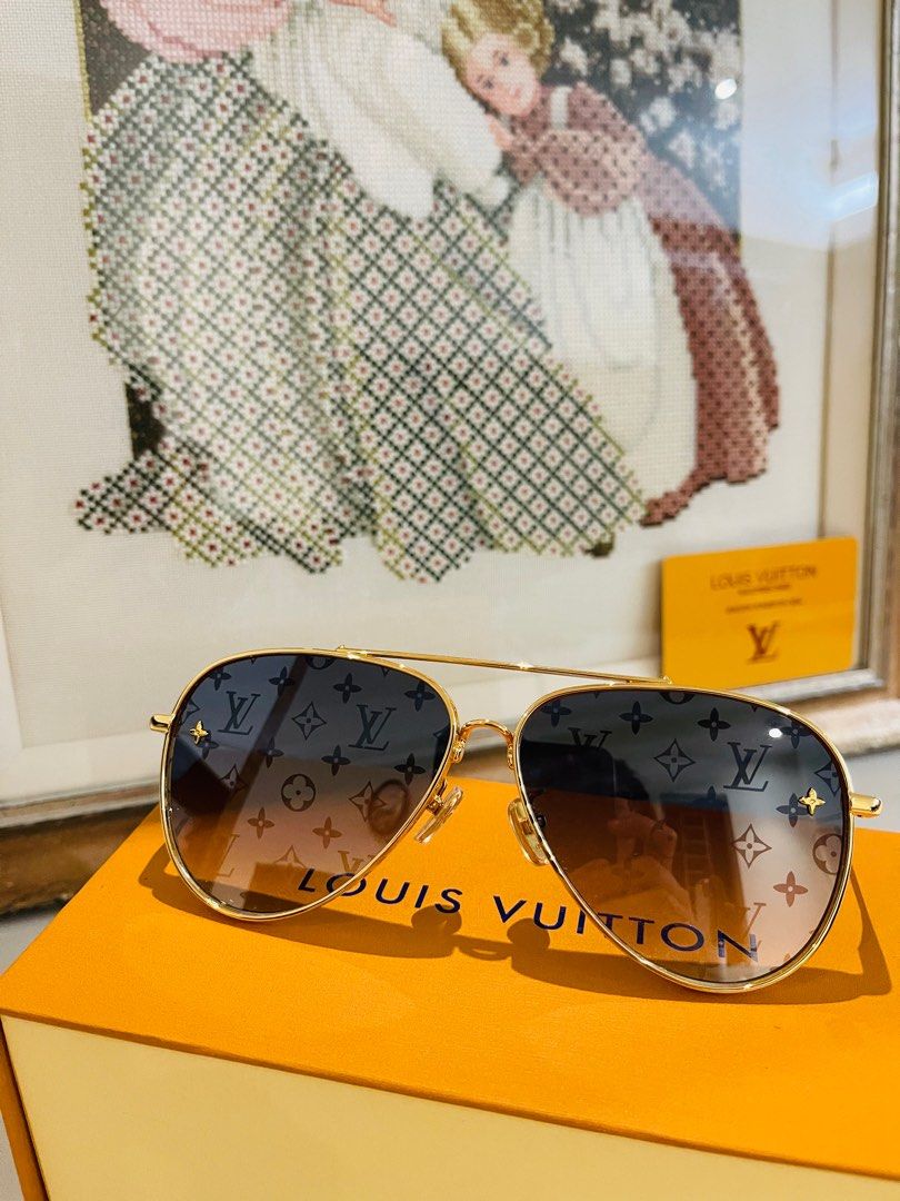 LV sunglasses 2023 The LV pilot monogram Carousell