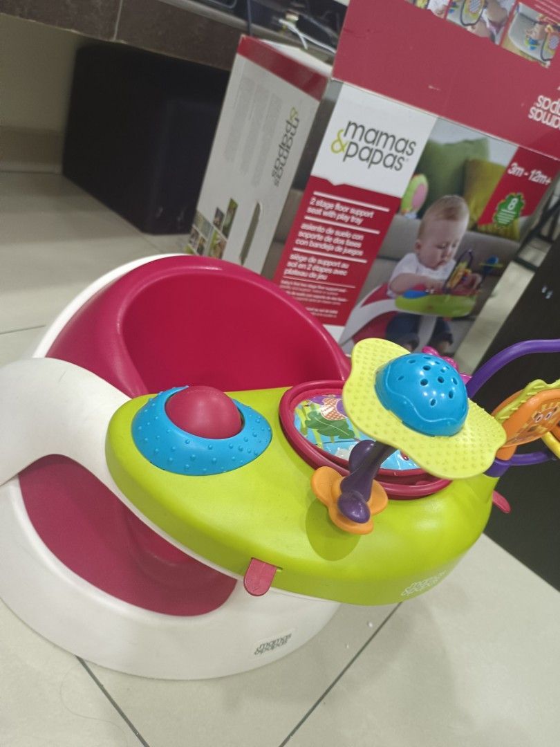 Mamas Papas Baby Snug Seat with play tray Babies Kids Baby