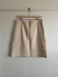 Max Mara cream wool skirt