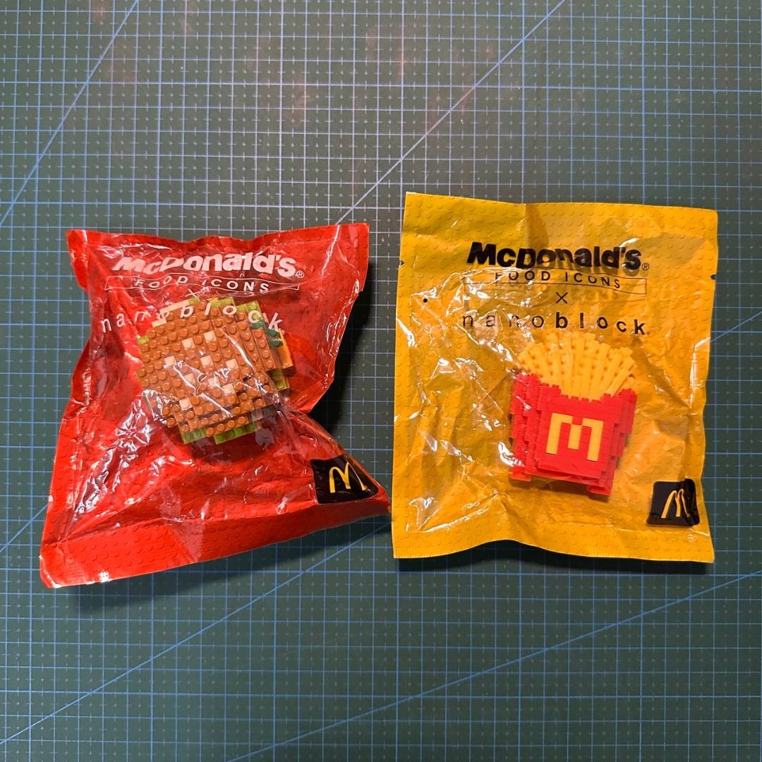 McDonald's 2015 Nanoblocks Food Icons (Sealed) - McDonalds McDonald McD