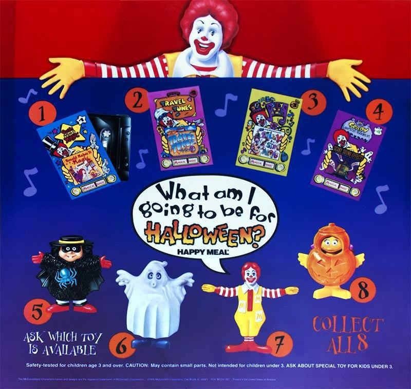 McDonald's Vintage 1995 Halloween McDonalds McDonald McD Mekdi