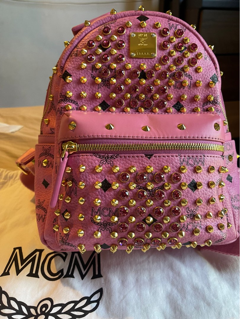 Mcm backpack swarovski hot sale