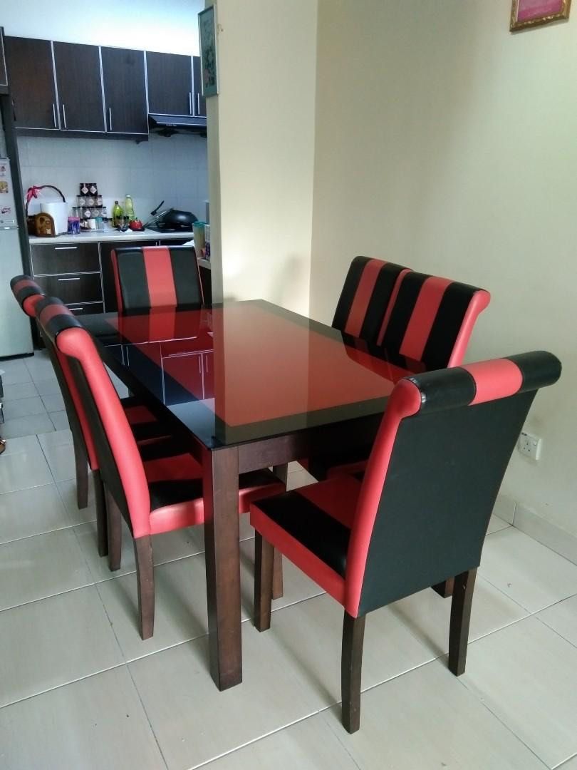 Meja Makan 6 Seater Furniture And Home Living Furniture Tables And Sets On Carousell 9851