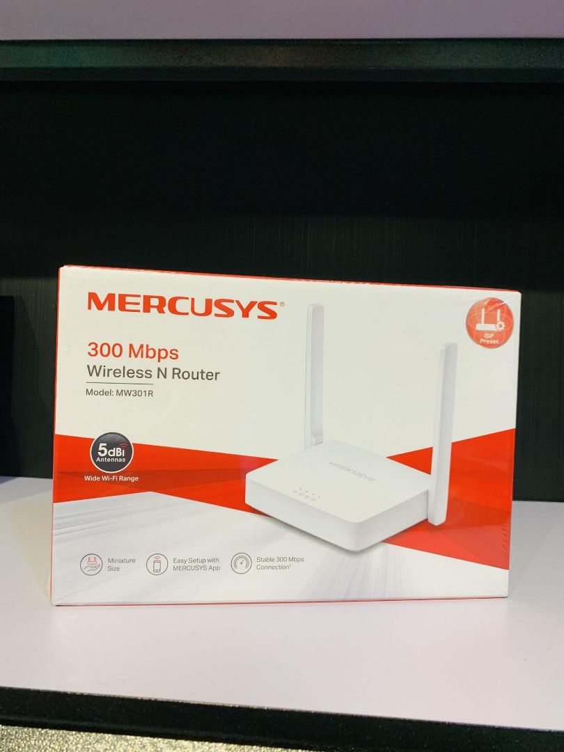 Mercusys MW301R 300Mbps Wireless N Router Two 5dBi Antennas | WiFi ...