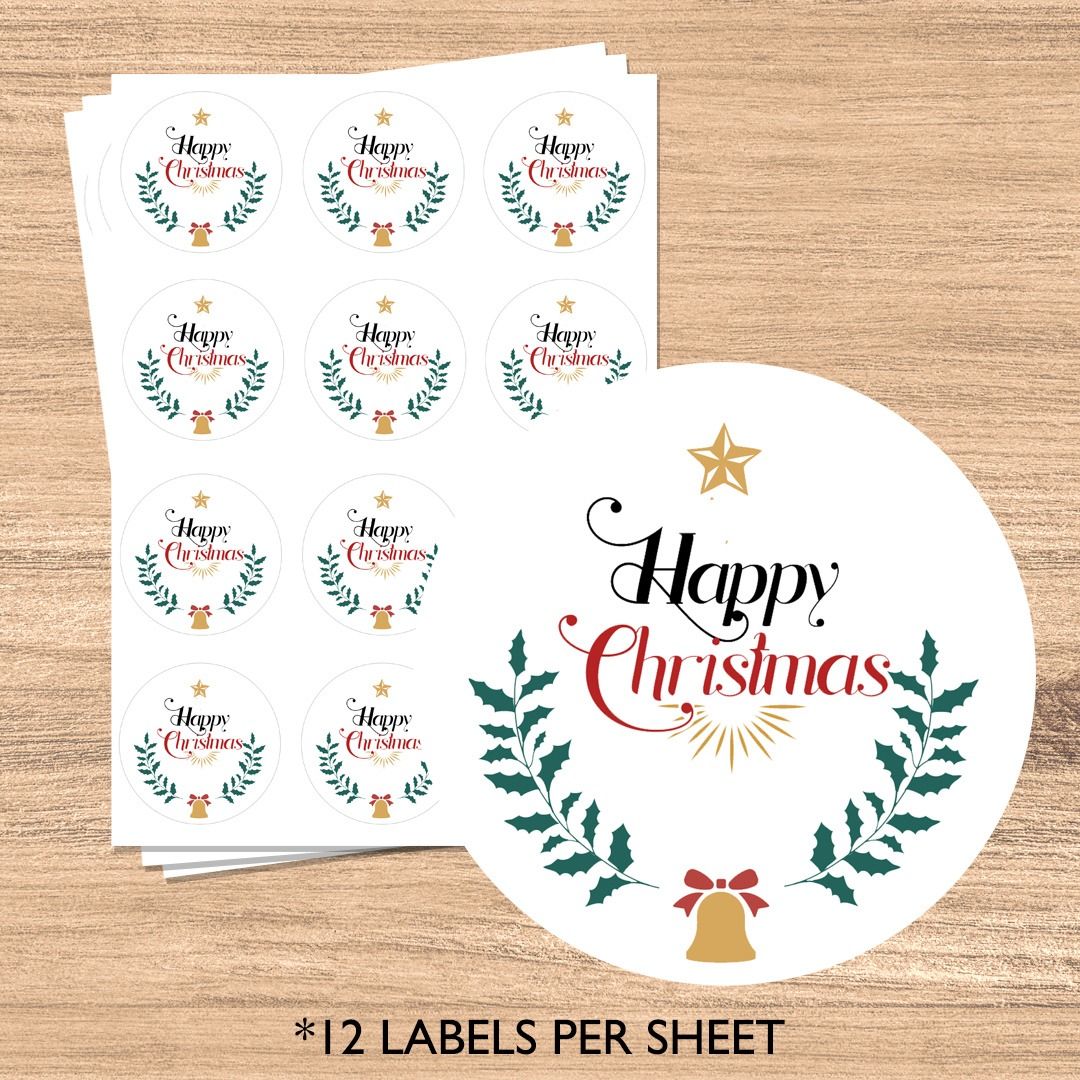 Merry Christmas Gift Labels, Hobbies &amp; Toys, Stationery &amp; Craft, Art ...