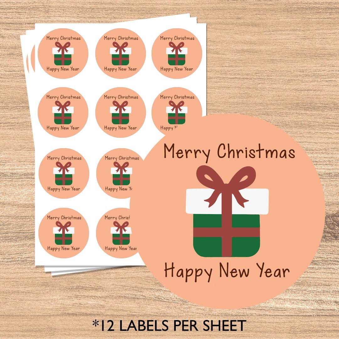 Merry Christmas Gift Labels, Hobbies &amp; Toys, Stationery &amp; Craft, Art ...
