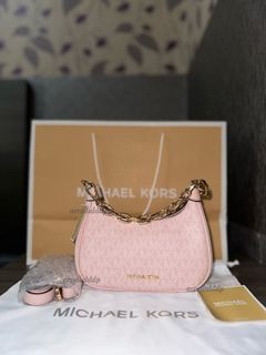 Michael Kors 35R3S4CC5L Cora Mini Zip Pouchette IN Tea Rose