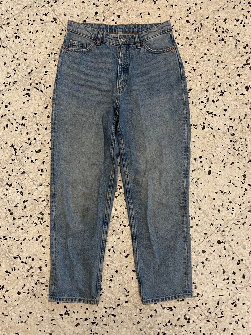 Monki Mom jeans Women s Fashion Bottoms Jeans Leggings on