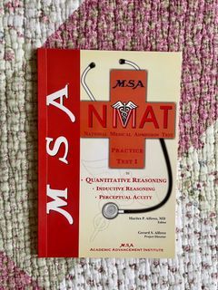 MSA NMAT Practice Test Quantitative Reasoning, Inductive Reasoning, Perceptual Acuity