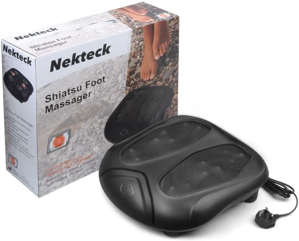Nekteck Shiatsu Foot Massager, Increases Blood Flow Circulation